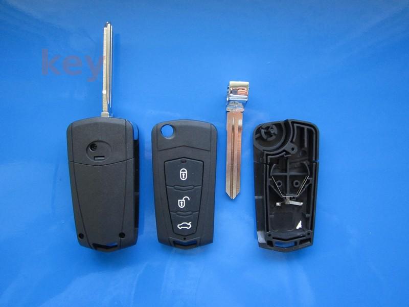 Carcasa cheie Kia 3 butoane convertire briceag L+